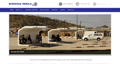 Desktop Screenshot of kwenarocla.co.bw